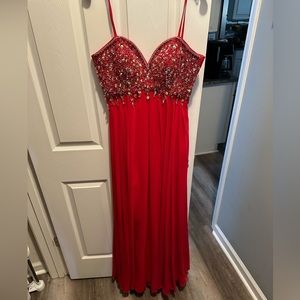 Red Gown